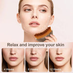 Contour Facial Brush Manual Lymphatic Drainage Massager Durable Soft Bristles Ergonomic Facial Cleansing Brush for Shaping