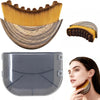 Contour Facial Brush Manual Lymphatic Drainage Massager Durable Soft Bristles Ergonomic Facial Cleansing Brush for Shaping